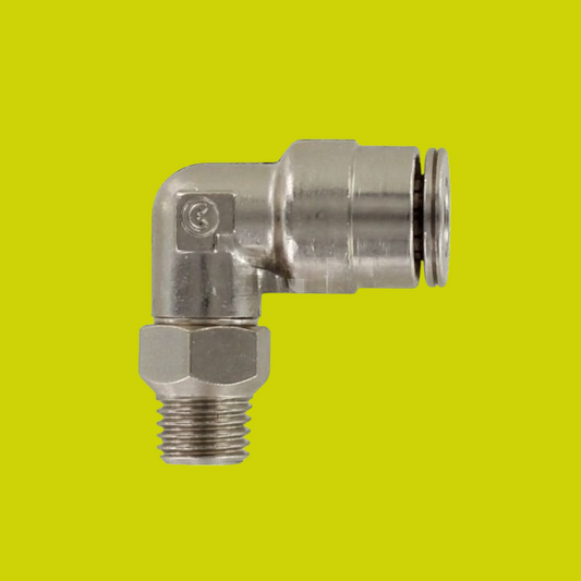 Knie push-in koppeling WEDKM 6 M8x1 draaibaar