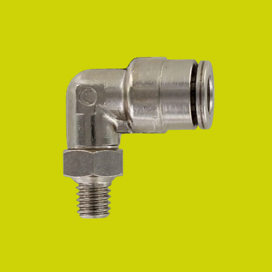 Knie push-in koppeling WEDKM 6 M6x1 draaibaar