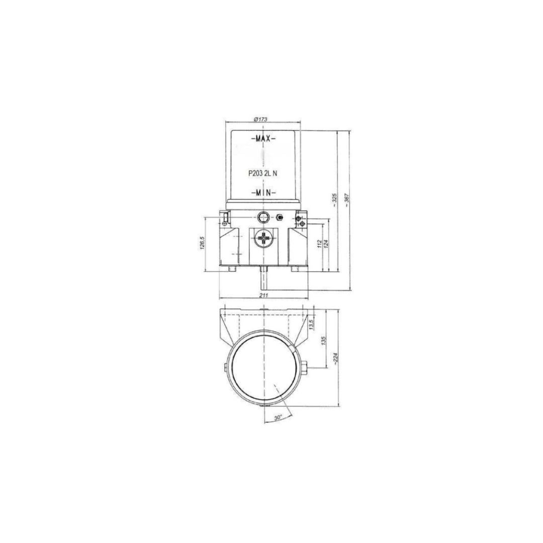 Lincoln P203 Vetpomp 2 Liter 12V met Timer