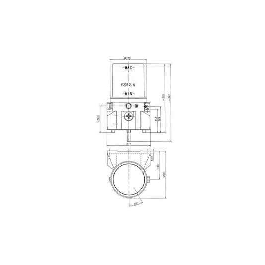 Lincoln P203 Vetpomp 2 Liter 12V met Timer